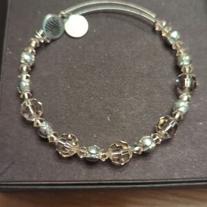 Alex and Ani Crystal and Silver Bracelet